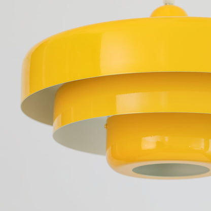 Runde stilvolle Eisen-Pendelleuchte – elegantes Industrial-Design für Zuhause und Küche