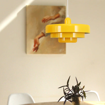 Runde stilvolle Eisen-Pendelleuchte – elegantes Industrial-Design für Zuhause und Küche