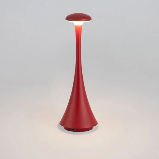 Minimalistische kabellose LED-Tischlampe im skandinavischen Stil