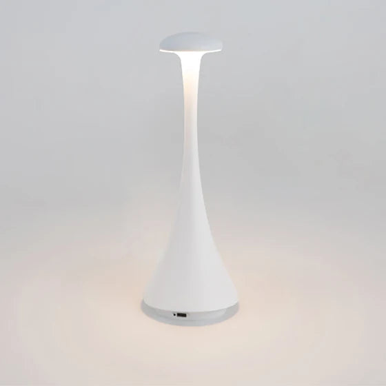 Minimalistische kabellose LED-Tischlampe im skandinavischen Stil