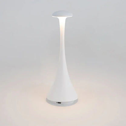 Minimalistische kabellose LED-Tischlampe im skandinavischen Stil