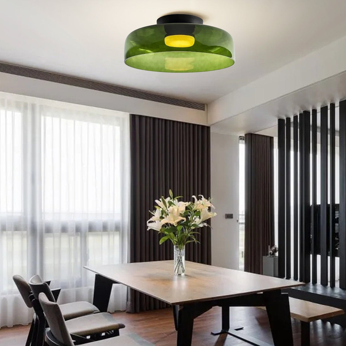 Moderne Design-Deckenleuchte aus Glas – stilvoller Akzent für jedes Interieur