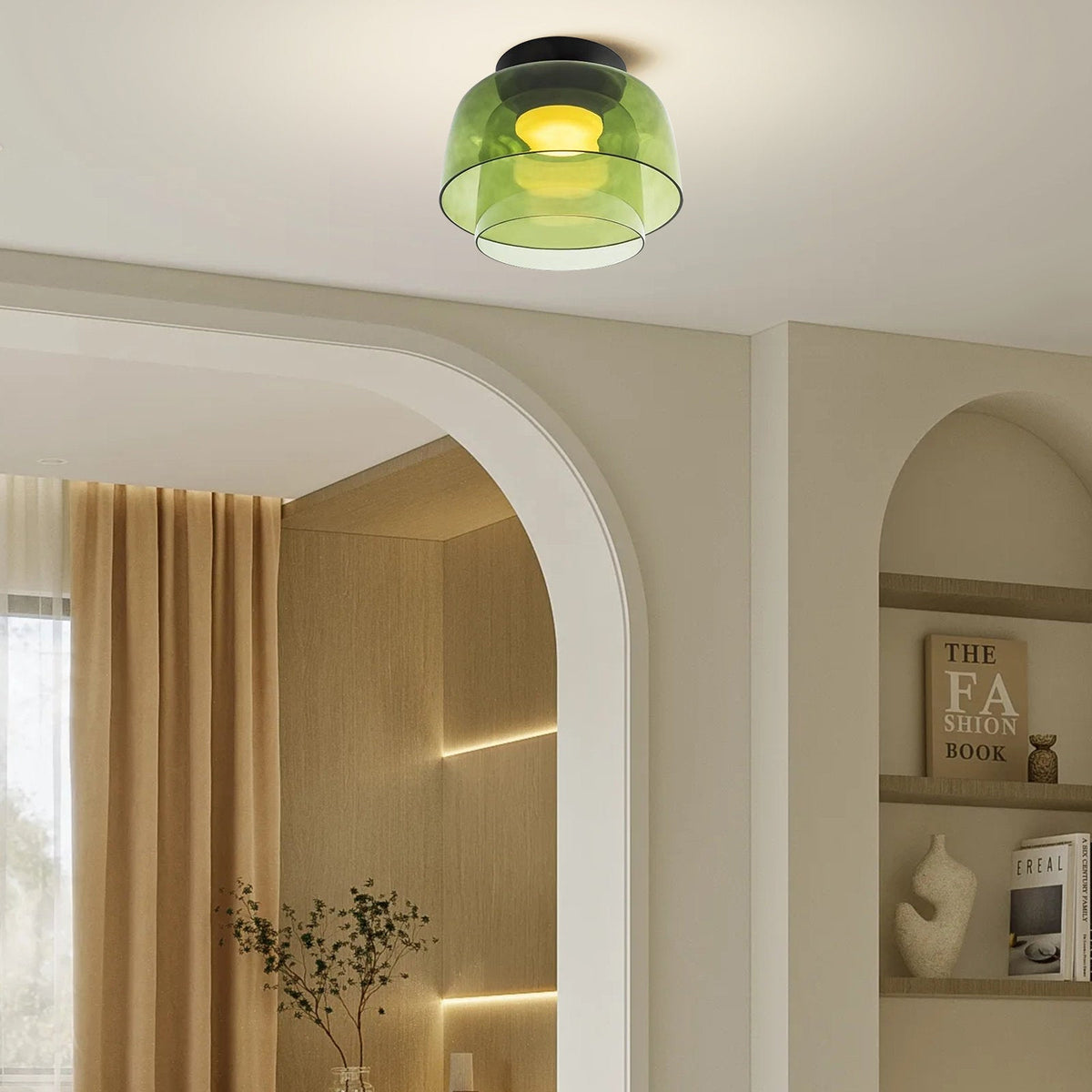 Moderne Design-Deckenleuchte aus Glas – stilvoller Akzent für jedes Interieur