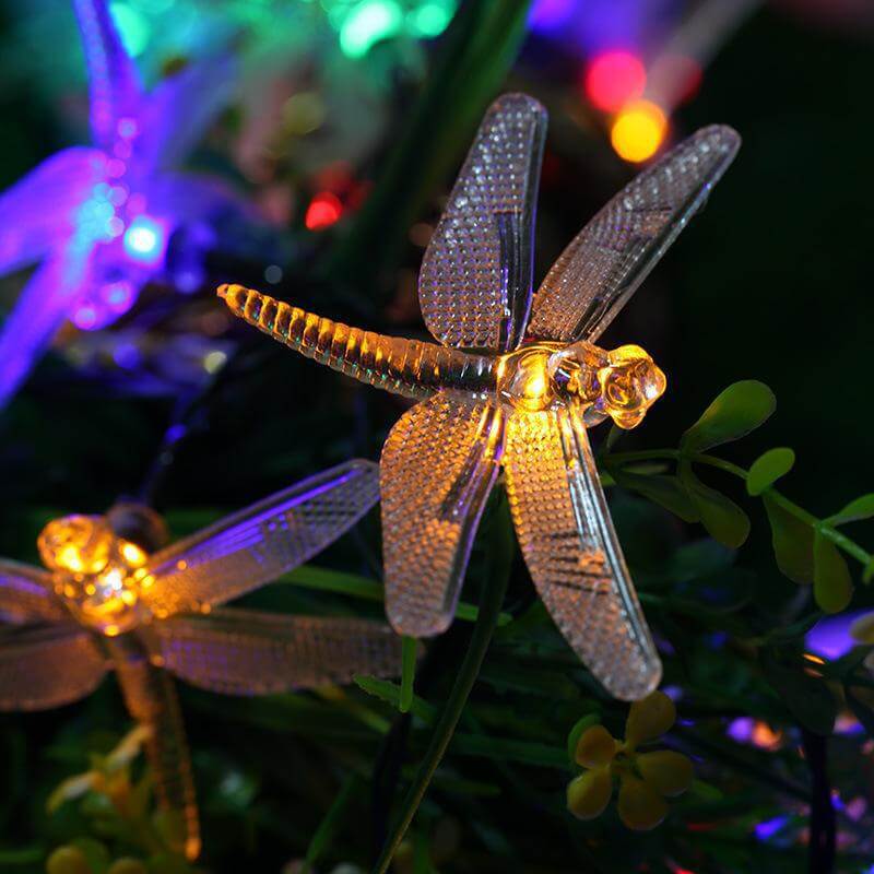 Bunte Solar-Lichterkette – 20 bis 200 LEDs, wasserdicht IP44