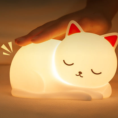 Jimmy – Silikon-Nachtlicht in Katzenform