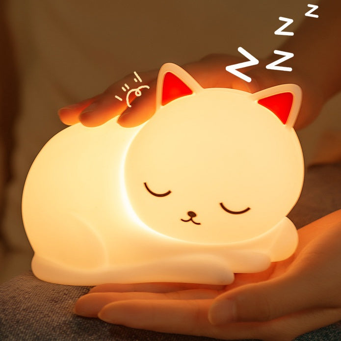 Jimmy – Silikon-Nachtlicht in Katzenform