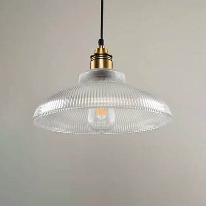 Moderne Glas-Pendelleuchte – Bernstein oder Klar mit verstellbarem Kabel