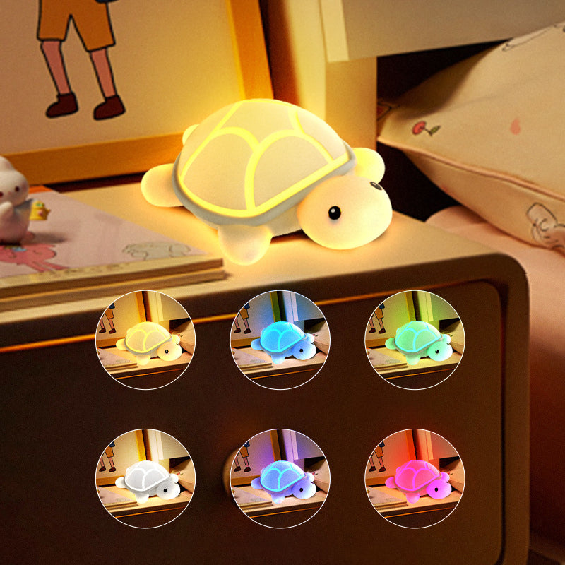 Shieldy – Süße Schildkröten-Nachtlampe mit LED und Tipp-Funktion