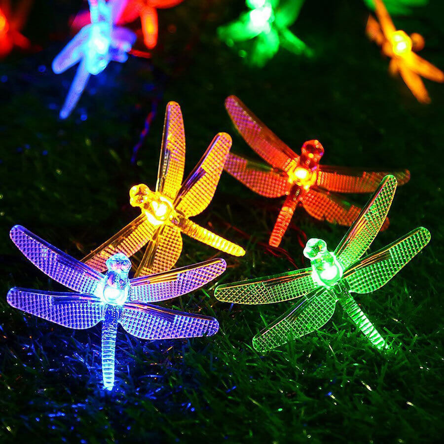 Bunte Solar-Lichterkette – 20 bis 200 LEDs, wasserdicht IP44