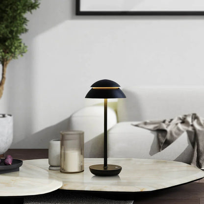 Stilvolle Aluminium-Tischlampe mit Dimmfunktion