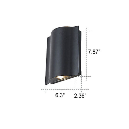 Moderne minimalistische Wandleuchte aus Aluminium und Acryl – LED – (2/4/6 Lichtquellen)