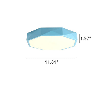 Moderne LED-Deckenleuchte im abstrakten skandinavischen Design