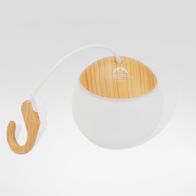 Tragbare LED-USB-Außenleuchte – Zum Aufhängen mit Haken, 12 Stunden Laufzeit