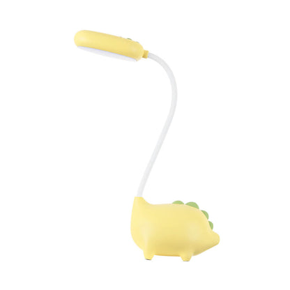 Stylische moderne Tischlampe mit integrierter LED und buntem Design