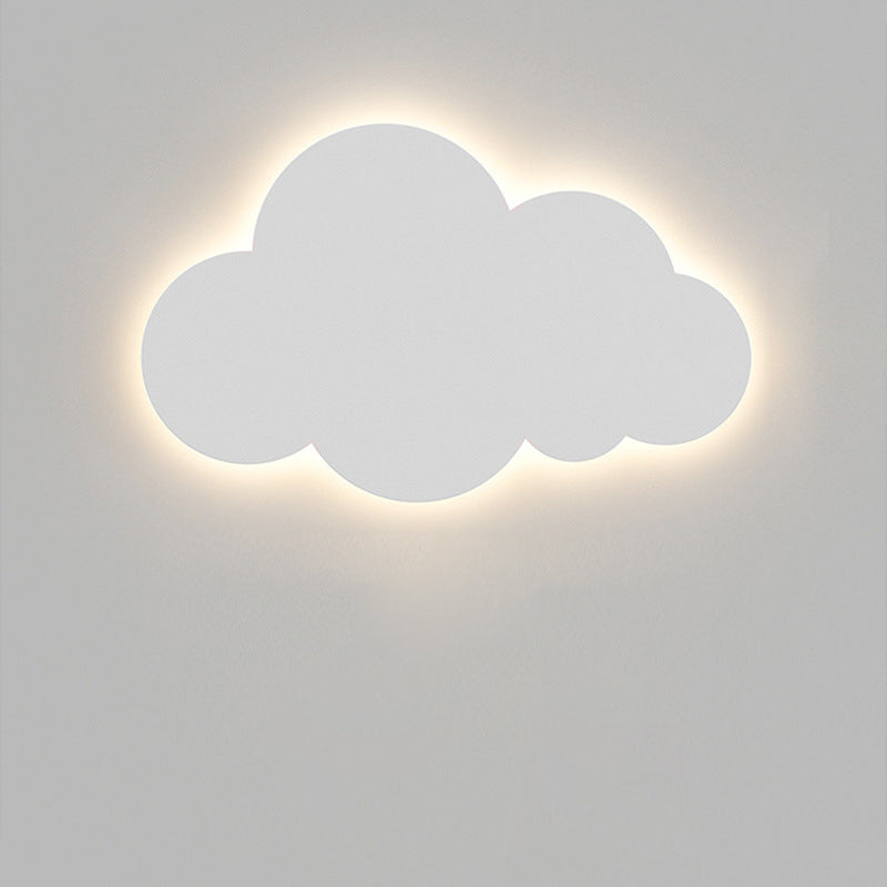 Kreative Wandleuchte mit Wolkenmotiv – Weiß/Rosa/Blau – LED 12W/15W