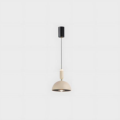 Skandinavische moderne LED-Pendelleuchte – Buntglas-Design mit minimalistischem Rahmen