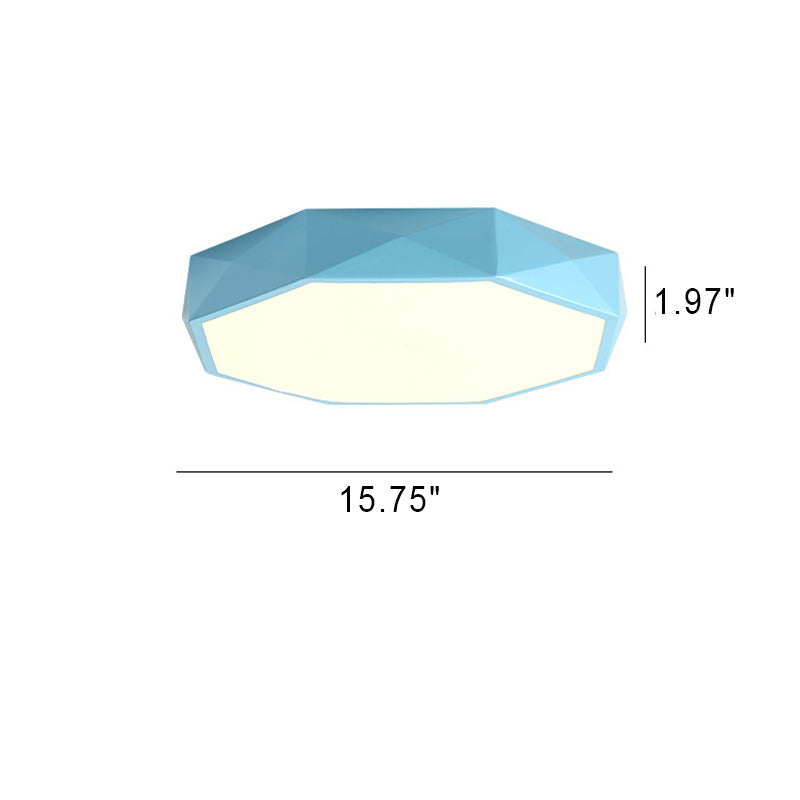 LED-Deckenlampe im modernen, abstrakten skandinavischen Stil
