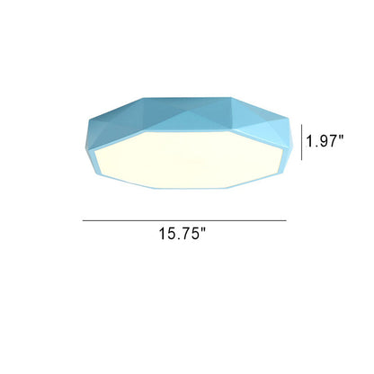 LED-Deckenlampe im modernen, abstrakten skandinavischen Stil