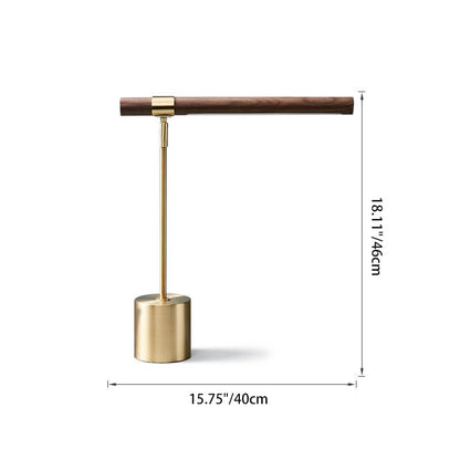 Moderne minimalistische goldene Tischlampe – Acryl und Metall – LED 6W