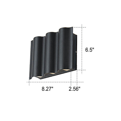 Moderne minimalistische Wandleuchte aus Aluminium und Acryl – LED – (2/4/6 Lichtquellen)
