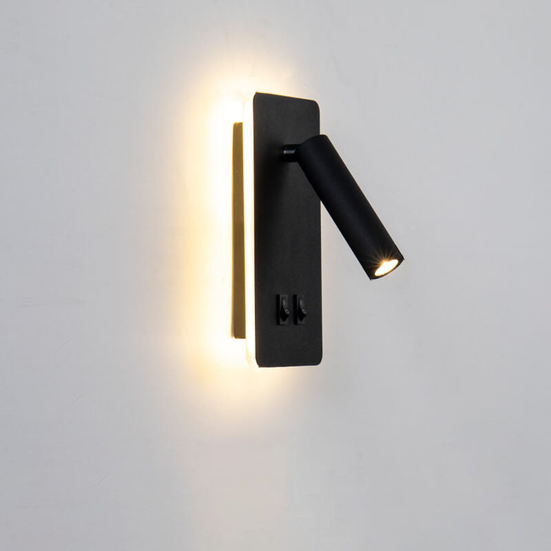 Elegante Wandlampe aus Eisen mit LED