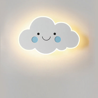 Kreative Wandleuchte mit Wolkenmotiv – Weiß/Rosa/Blau – LED 12W/15W
