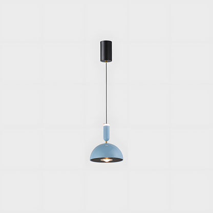 Skandinavische moderne LED-Pendelleuchte – Buntglas-Design mit minimalistischem Rahmen