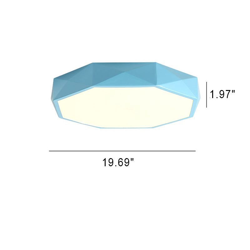 Moderne LED-Deckenleuchte im abstrakten skandinavischen Design