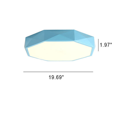 Moderne LED-Deckenleuchte im abstrakten skandinavischen Design