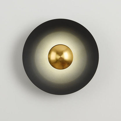 Moderne LED-Wandleuchte mit abstraktem Muster