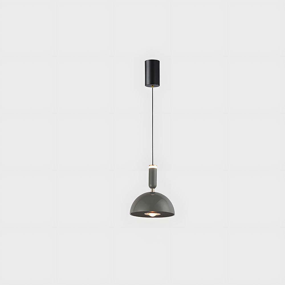 Skandinavische moderne LED-Pendelleuchte – Buntglas-Design mit minimalistischem Rahmen