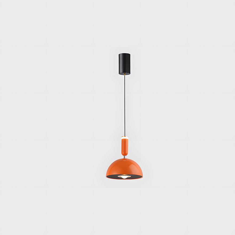 Skandinavische moderne LED-Pendelleuchte – Buntglas-Design mit minimalistischem Rahmen