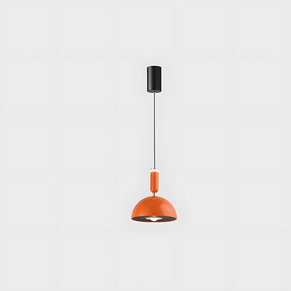 Skandinavische moderne LED-Pendelleuchte – Buntglas-Design mit minimalistischem Rahmen