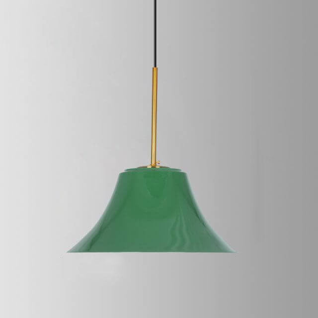 Industrielle elegante grüne Hängelampe in verschiedenen Größen