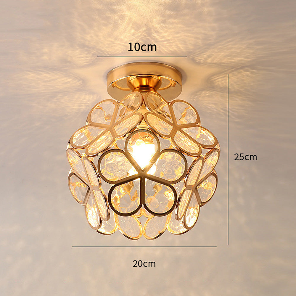 Flora – Auffällige Blumen-Deckenleuchte mit elegantem Design