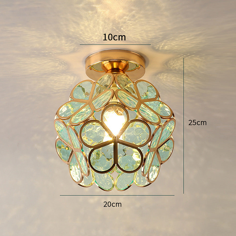 Flora – Auffällige Blumen-Deckenleuchte mit elegantem Design