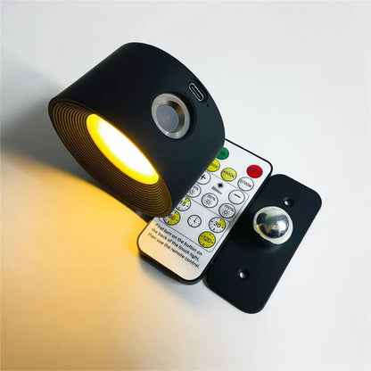 Multifunktionale kabellose Wandlampe – Aufladbar, Dimmbar und mit 360°-Drehung