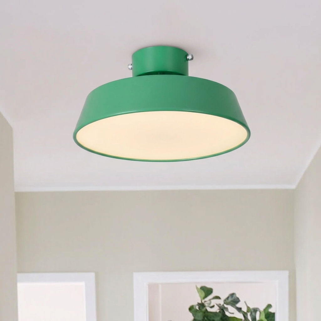 Skandinavische LED-Deckenleuchte mit Acrylschirm