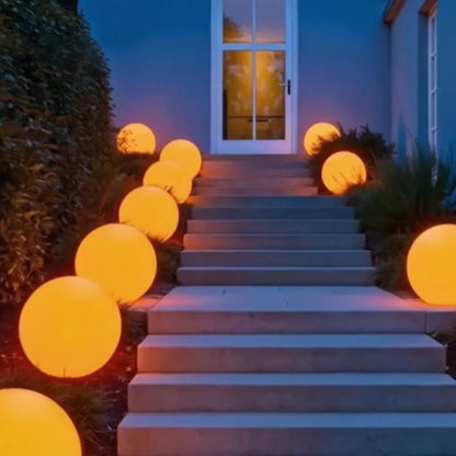 LED-Gartenkugel für Draußen mit 16 Farben und Fernbedienung – Dekorative Gartenbeleuchtung