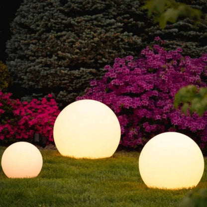 LED-Gartenkugel für Draußen mit 16 Farben und Fernbedienung – Dekorative Gartenbeleuchtung