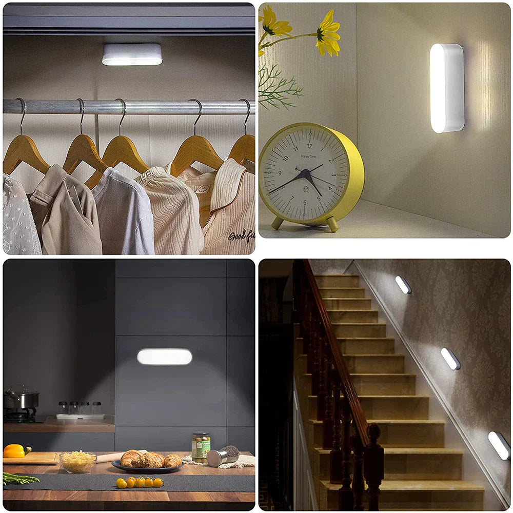 Moderne Wandleuchte mit Bewegungsmelder – USB-aufladbar, intelligentes Licht