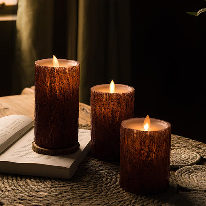 Autumn – Flammenlose Kerze mit stimmungsvollem Licht für eine warme Atmosphäre
