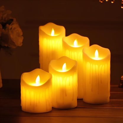Autumn – Flammenlose Kerze mit stimmungsvollem Licht für eine warme Atmosphäre