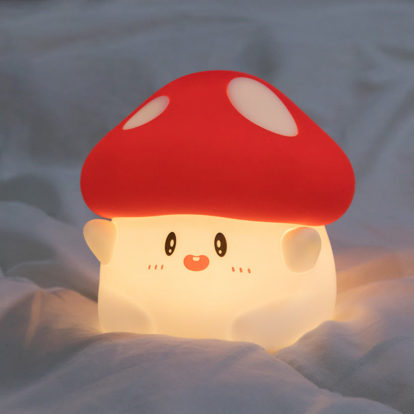 Spotty – Süße LED-Pilz-Nachtlampe Squishy – weiche, gemütliche LED-Deko fürs Kinderzimmer