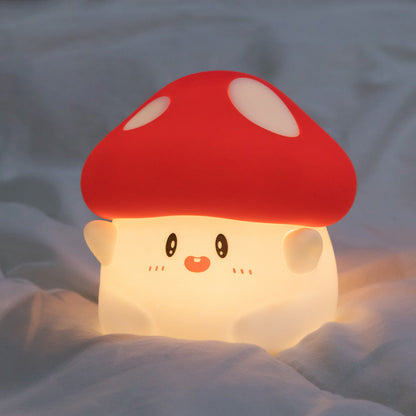 Spotty – Süße LED-Pilz-Nachtlampe Squishy – weiche, gemütliche LED-Deko fürs Kinderzimmer