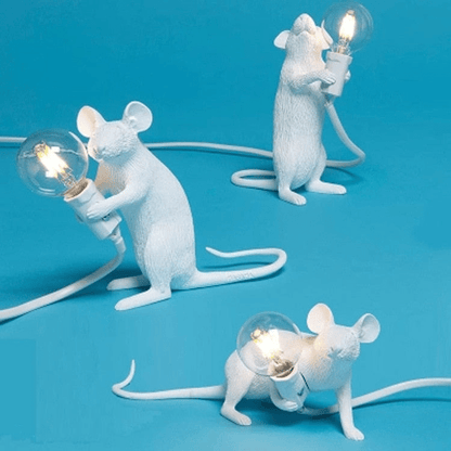 Kreative Maus-Schreibtischlampe mit künstlerischem Design und LED-Beleuchtung – ideal für verspielte Räume