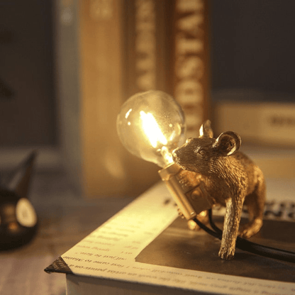 Kreative Maus-Schreibtischlampe mit künstlerischem Design und LED-Beleuchtung – ideal für verspielte Räume