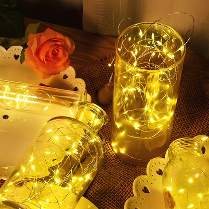 Solar-Gartenbeleuchtung – wasserdichte LED-Lichterkette für Garten und Terrasse