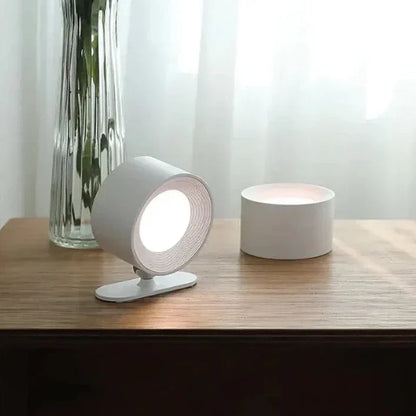 Multifunktionale kabellose Wandlampe – Aufladbar, Dimmbar und mit 360°-Drehung