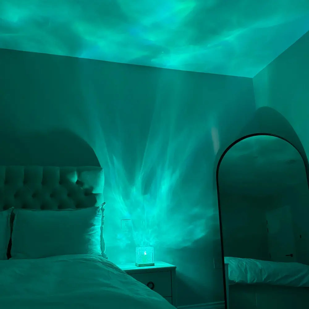 Cubo – Würfellampe mit prismatischem Licht